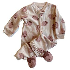 🍓 5 / $10 Bundle | Baby Girl Footie PJ 9M